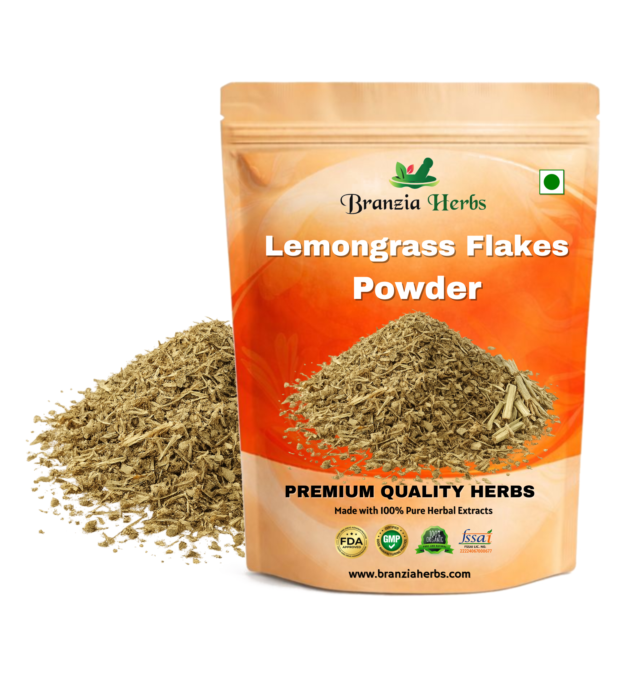 Lemongrass Flakes Organic Wholesale - Branzia Herbs