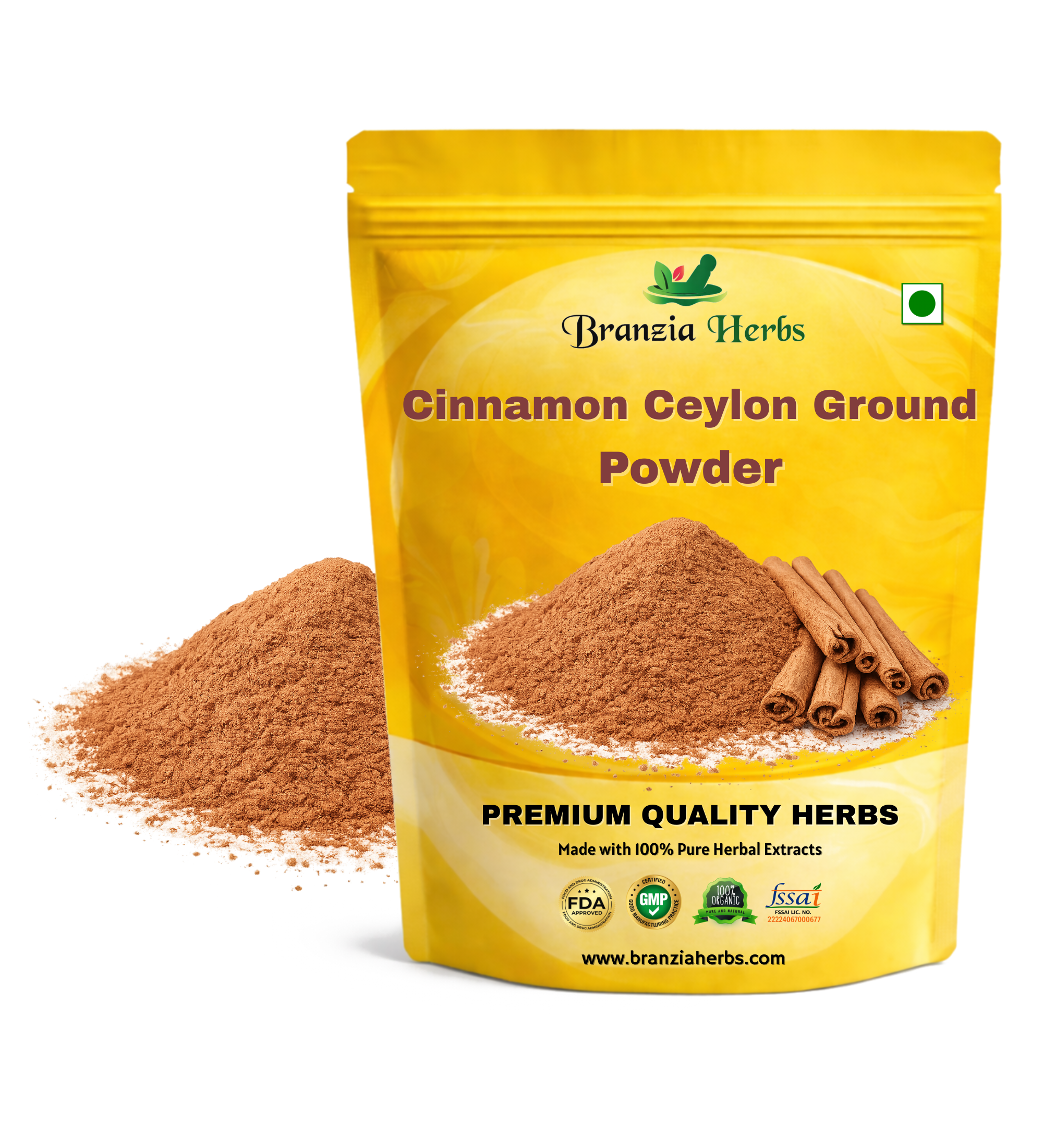 Cinnamon Ceylon Ground Powder Wholesale - Branzia Herbs
