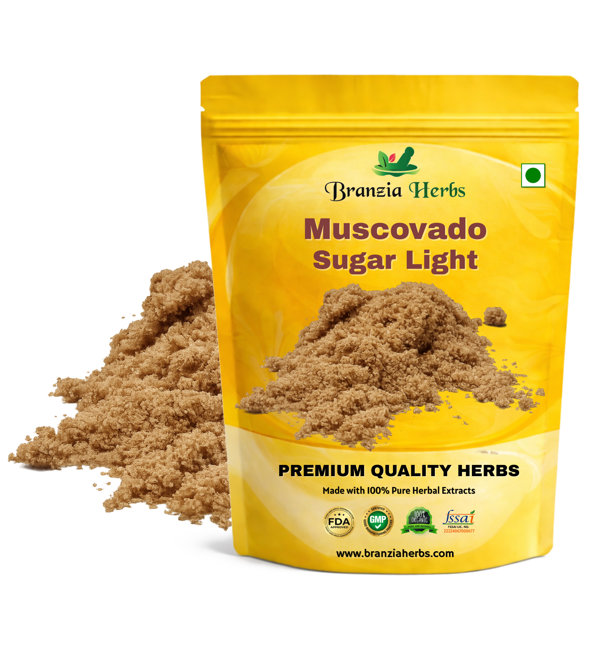 Muscovado Sugar Light Wholesale Branzia Herbs