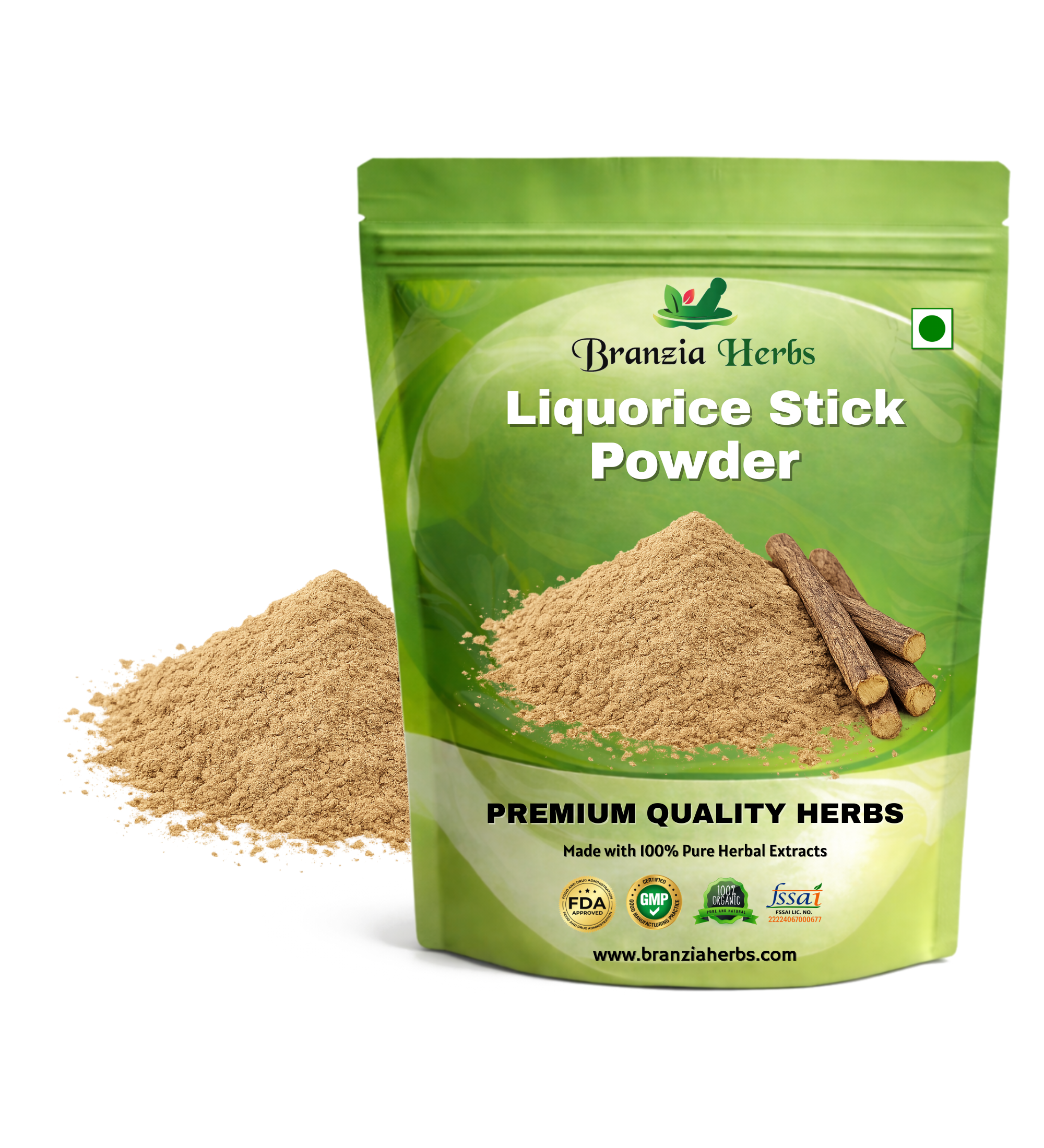 Liquorice Stick Powder - Branzia Herbs