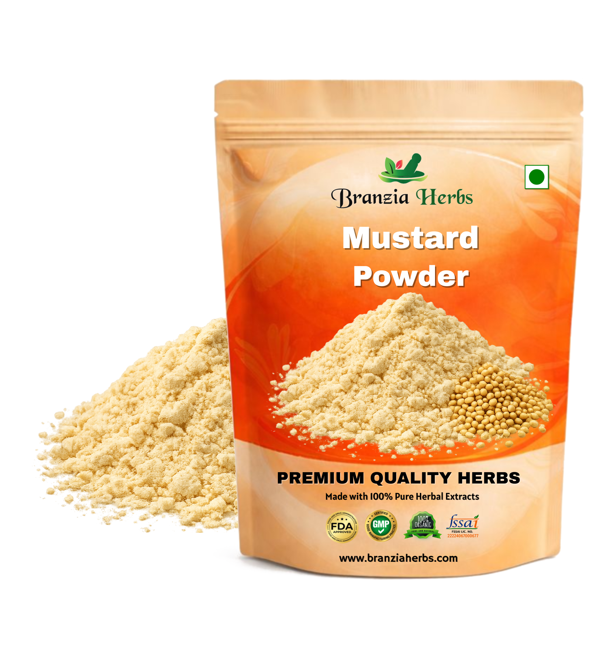 Mustard Powder Yellow Wholesale - Branzia Herbs