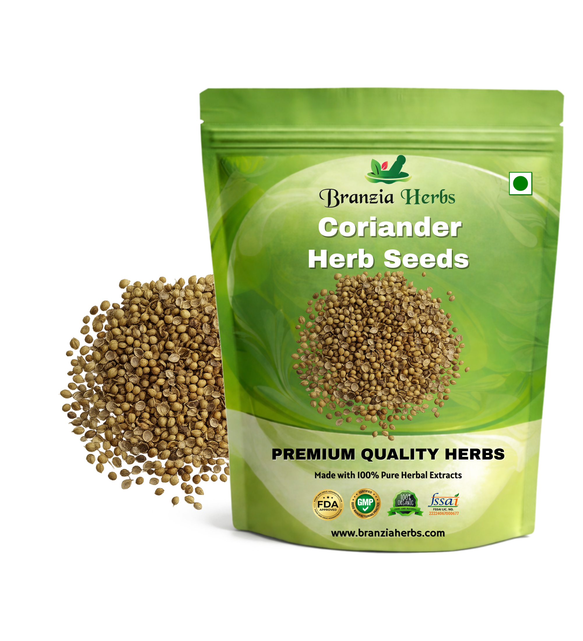 Coriander Dhania F1 Hybrid Seeds | Herb Seeds Branzia Herbs