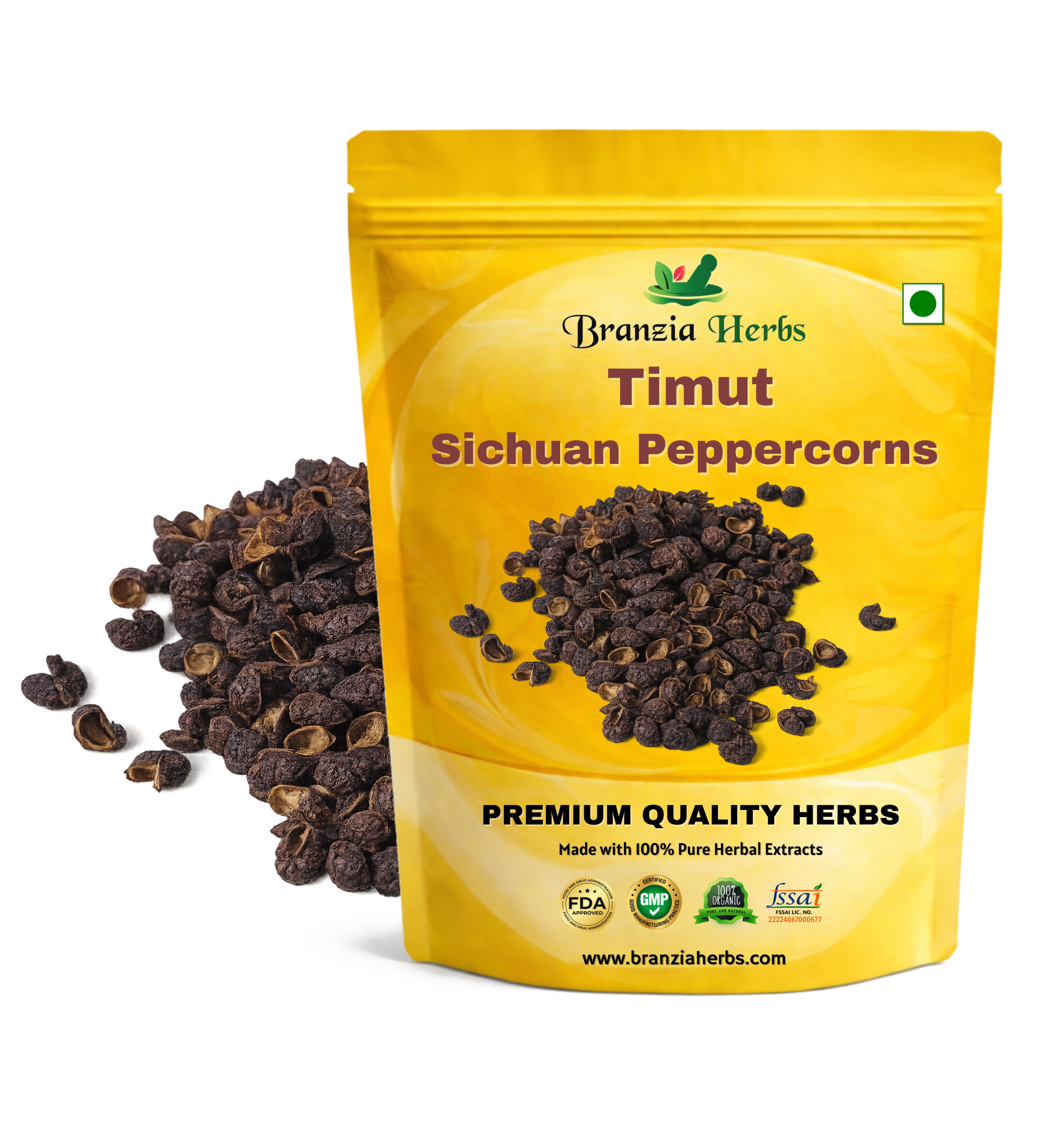 Timut (Timur) Sichuan Peppercorns Wholesale Branzia Herbs