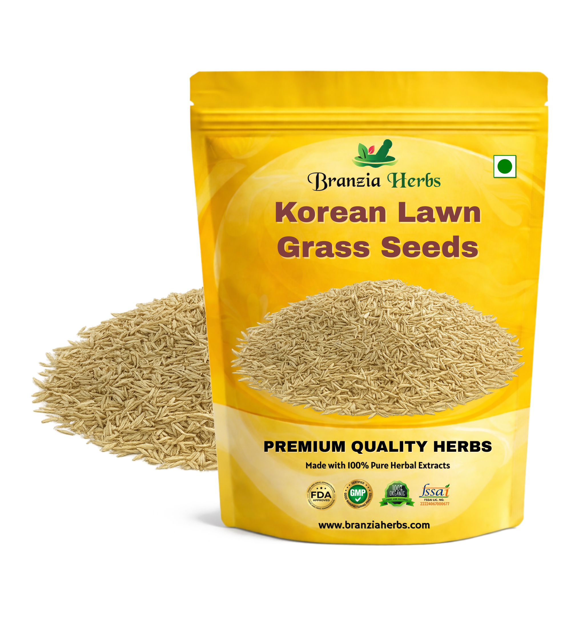 Korean Lawn Grass seeds Branzia Herbs
