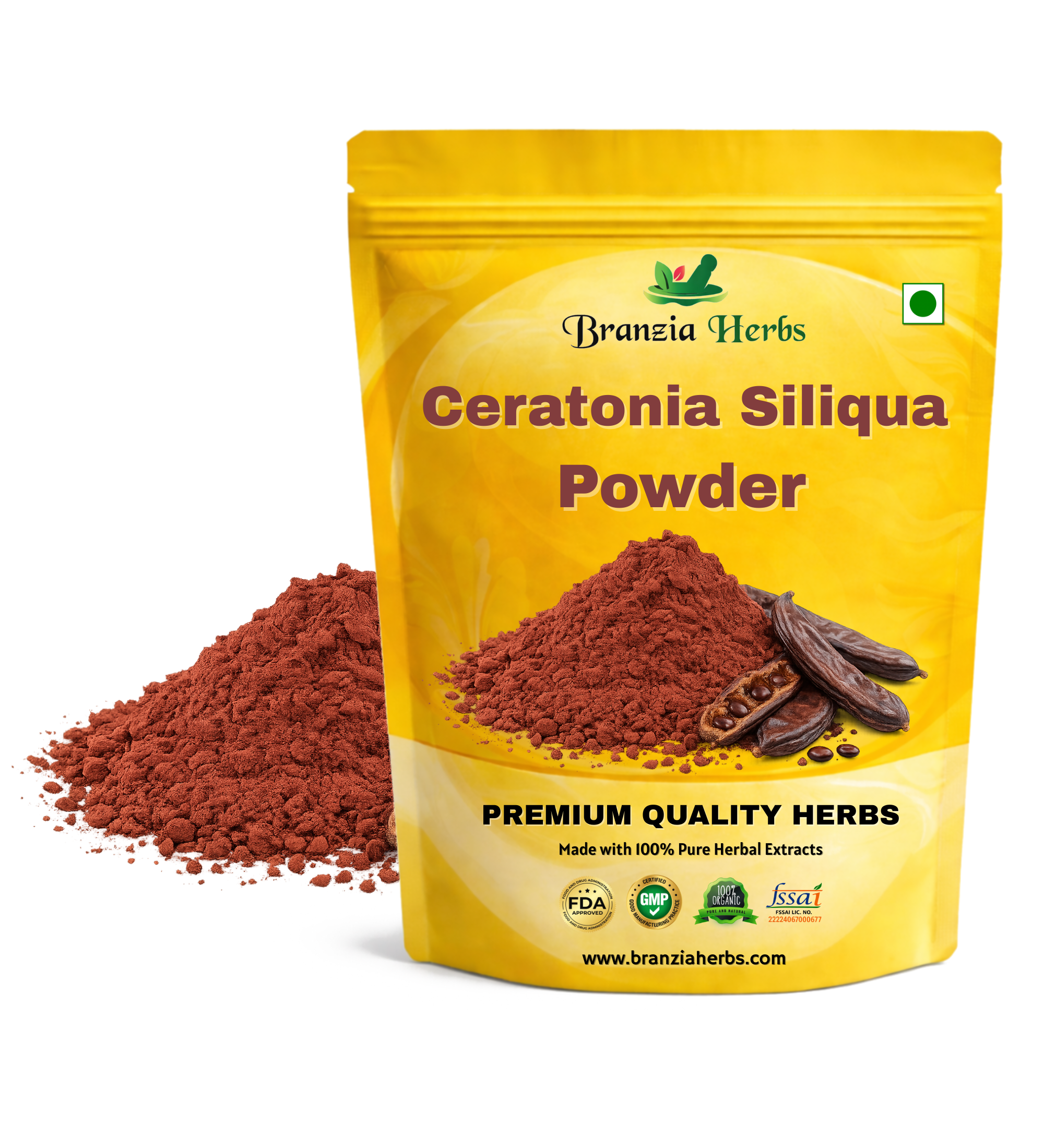 Ceratonia Siliqua powder - Branzia Herbs