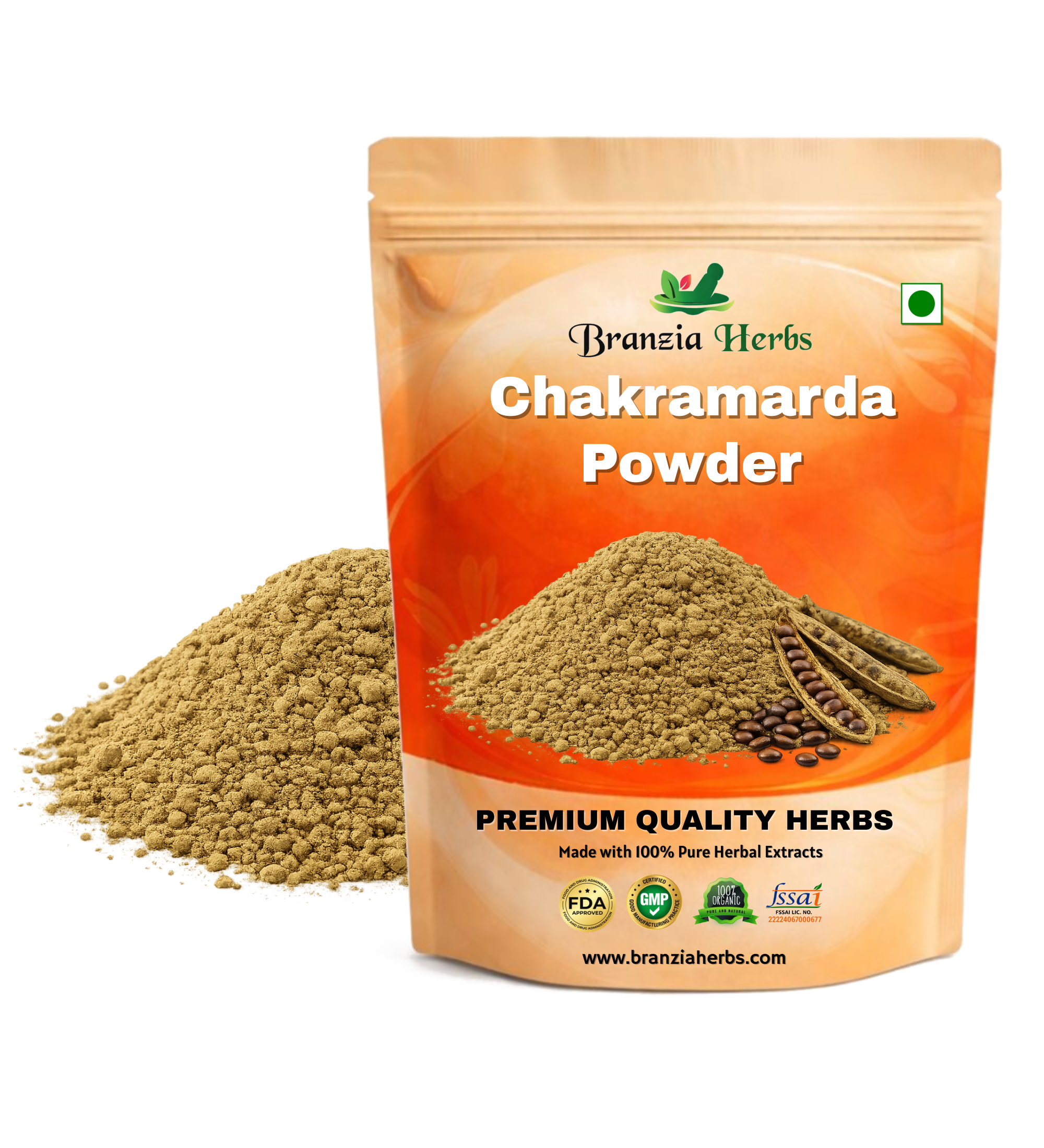 Chakramarda Powder – Kuvadva Powder – Cassia tora - Branzia Herbs
