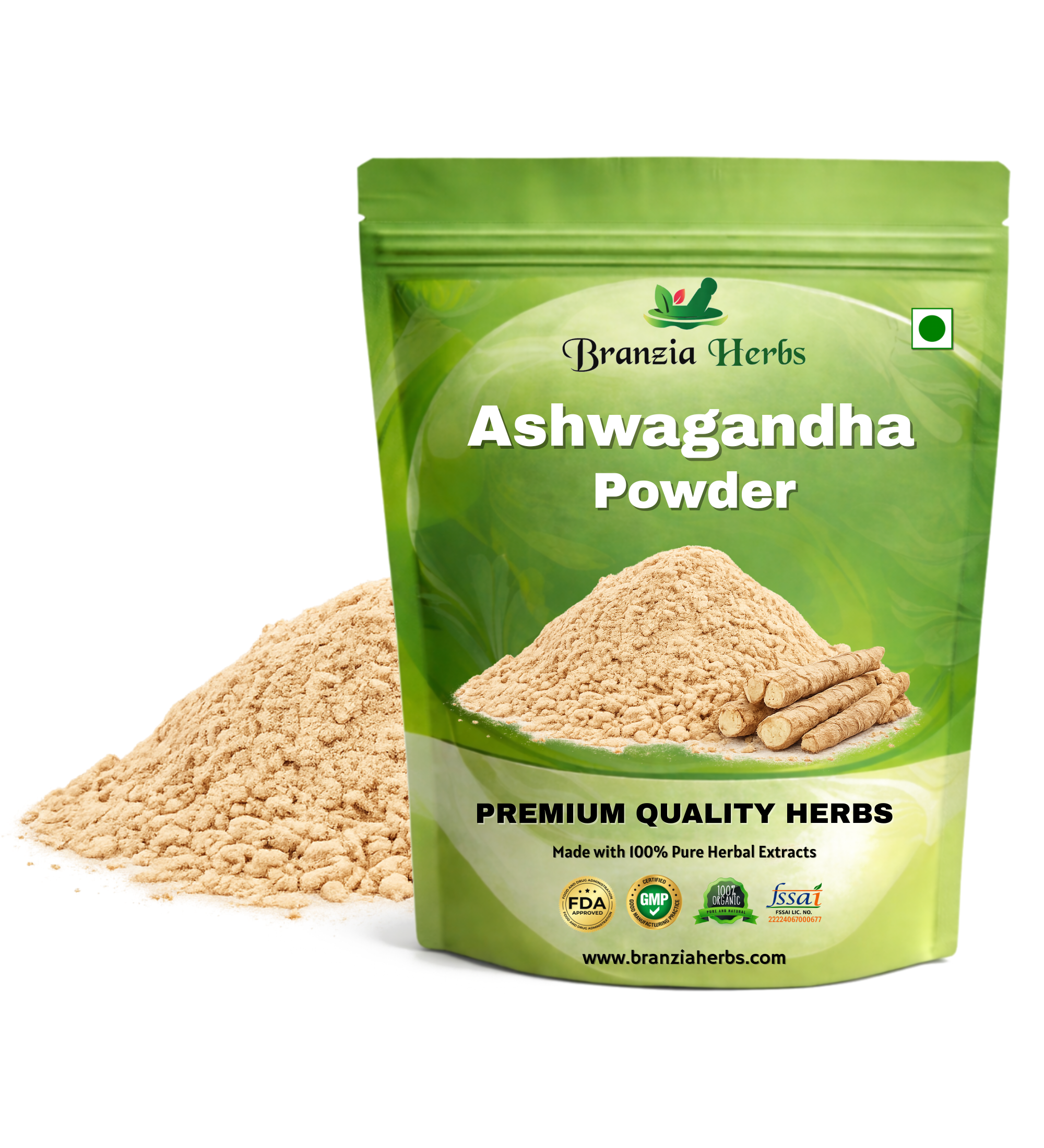 "Ashwagandha Powder - Withania Somnifera - Indian Ginseng " - Branzia Herbs