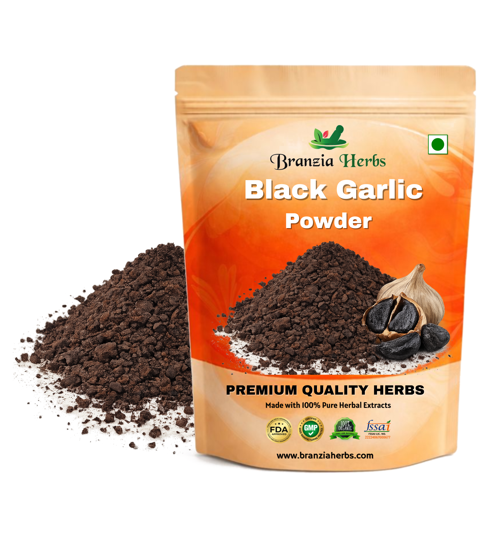 Black Garlic Powder Wholesale - Branzia Herbs