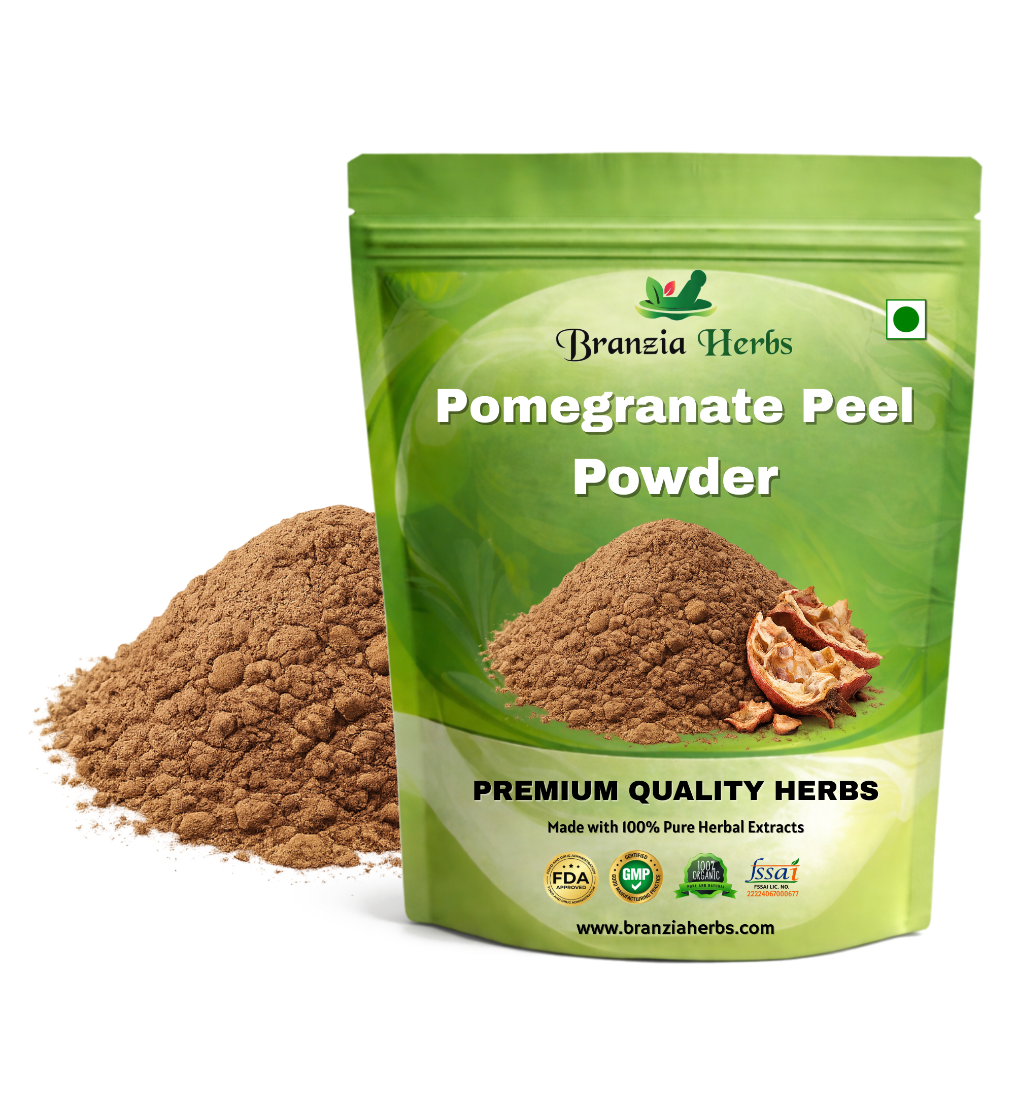 "Pomogrenate Peel Powder – Dadamchal Powder " - Branzia Herbs