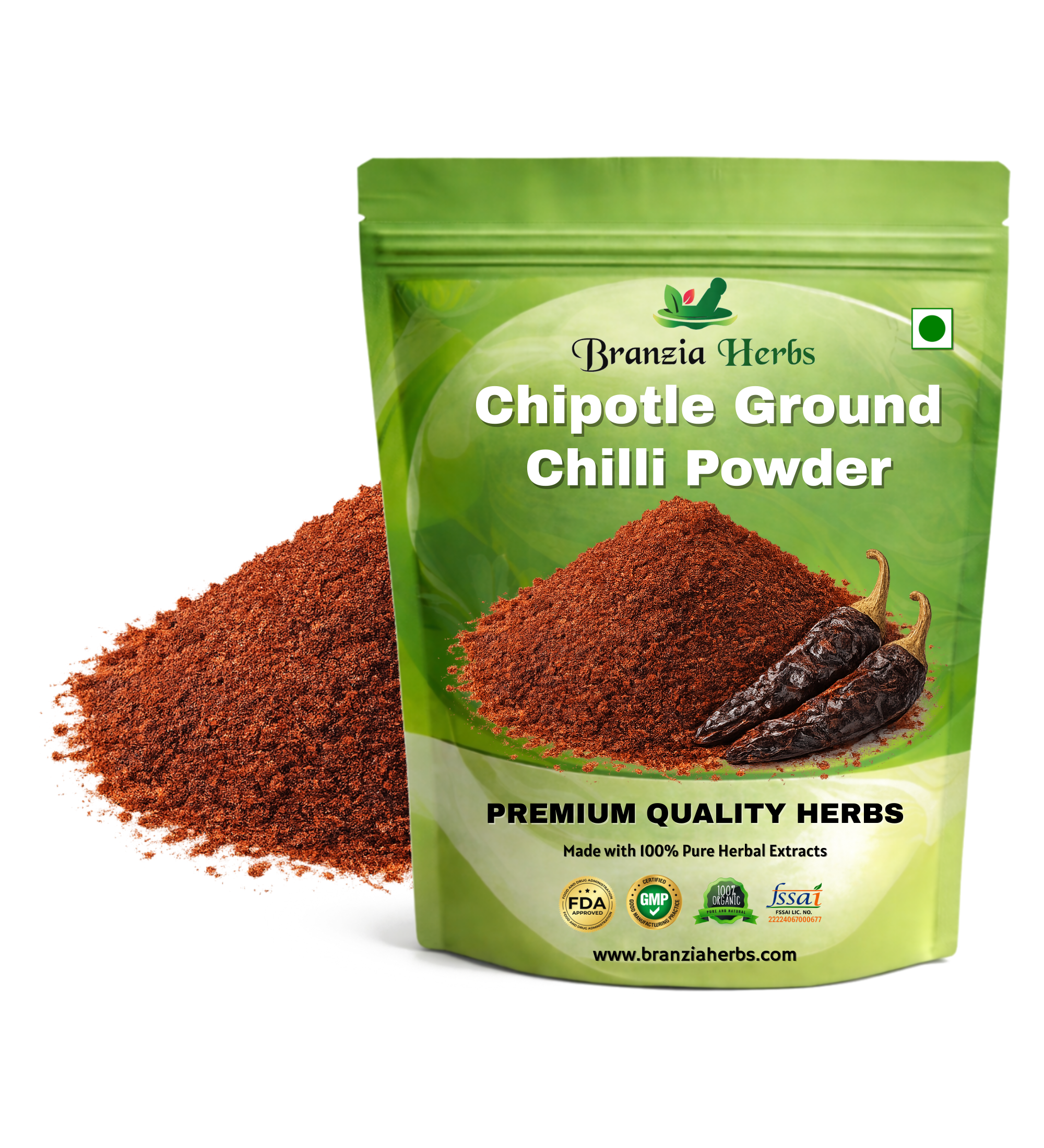 Chilli Powder - Chipotle Ground Branzia Herbs