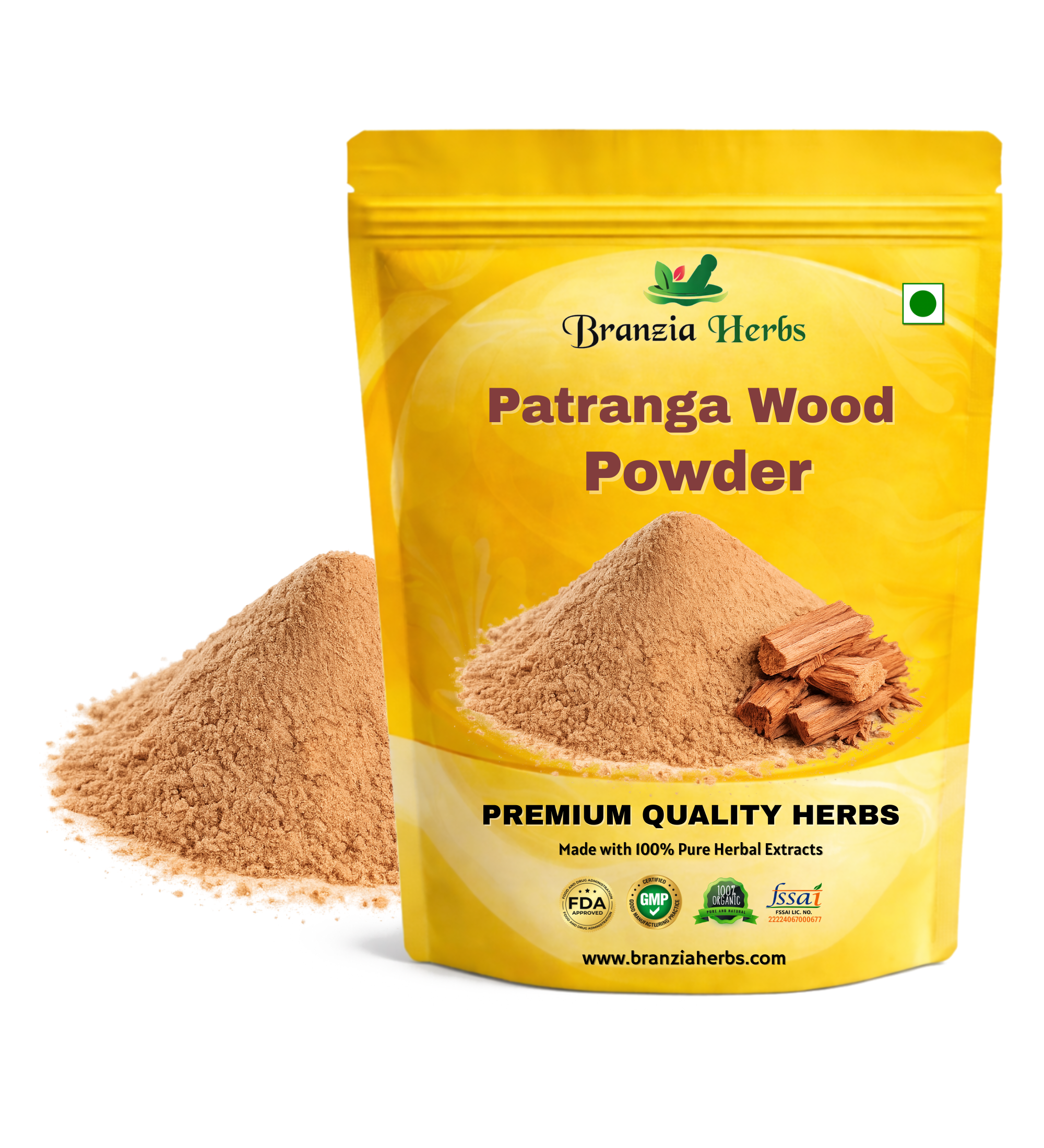 Patranga Wood Powder-caesalpinia Sappan-patang Wood- - Branzia Herbs