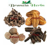 "Amla, Harad, Baheda, Pipal Whole Sabut for Triphala Churna Powder 800 Gram Combo Pack 200 Gram Each " - Branzia Herbs