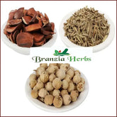 "Inderjau, Kadwa Badam, Sky Fruit, Paneer Dodi Phool, Inderjau Kadwa, Bitter Almond 300 Gm Combo Pack 100 Gm Each " - Branzia Herbs