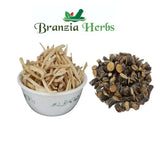 "Safed Musli, Black Musli Whole Saboot 400 Gm Combo Pack 200 Gm Each Herb " - Branzia Herbs
