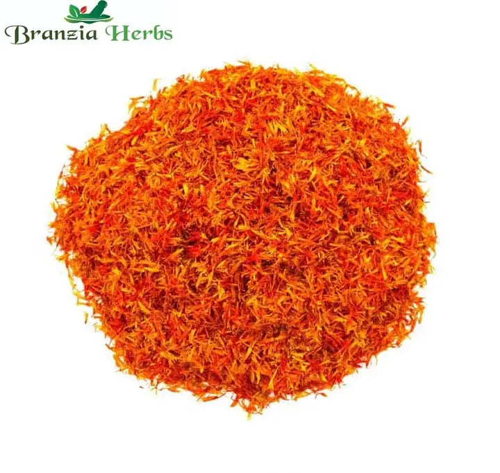 Safflower - Kusum Flower - Phool Kusum - Saff Flower - Carthamus tinctorius - Branzia Herbs