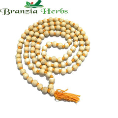 Tulsi Jap Mala for Mantra Jaap with Goumukhi Jaap Bag