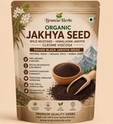 Organic Jakhya Seeds (Cleome viscosa) – Wild Himalayan Mustard Spice | Pahadi Black Jakhiya Seeds for Traditional Cooking, Herbal Use & Natural Seed Collection