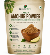 Tangy Amchur Powder | Organic Dry Mango Spice Seasoning | Natural Amchur Powder