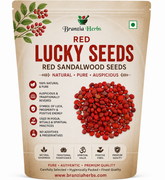 Red Lucky Seeds | Red Sandalwood Seeds | Natural Decorative & Spiritual Seeds