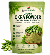 Organic Okra Powder | Natural Bhindi Superfood | Premium Vegetable Powder