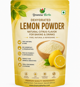 Dehydrated Lemon Powder | Natural Citrus Flavor | Baking & Drinks Ingredient | Lemon Fruit Powder