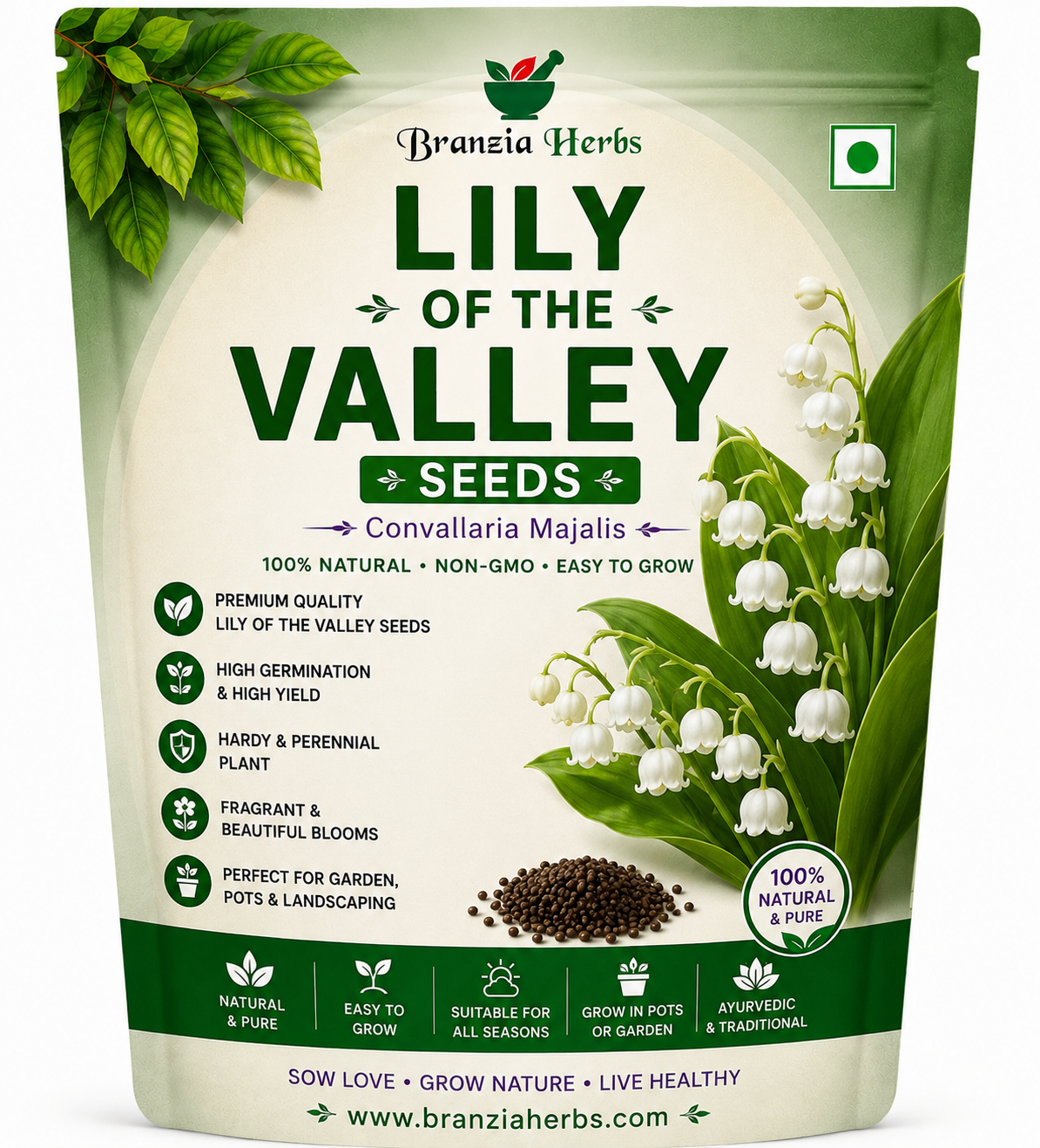 lily of the valley flower seeds Lily of The Valley Seeds | Convallaria Majalis