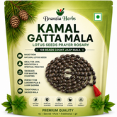 Original Kamal Gatta Mala | Lotus Seed Japa Mala 108 Beads | Lakshmi Puja Prayer Rosary