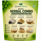 Ashwagandha, Shatavari, Safed Musli, Kaunch Beej, Black Musli, Akarkara Powder 600 Gm Combo Pack 100 Gm Each
