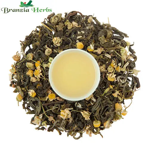 Darjeeling Chamomile Green Tea " - Branzia Herbs