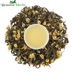 Darjeeling Chamomile Green Tea " - Branzia Herbs