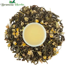 Darjeeling Chamomile Green Tea " - Branzia Herbs
