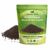 Mustard Seeds Black/Brown Organic Wholesale - Branzia Herbs
