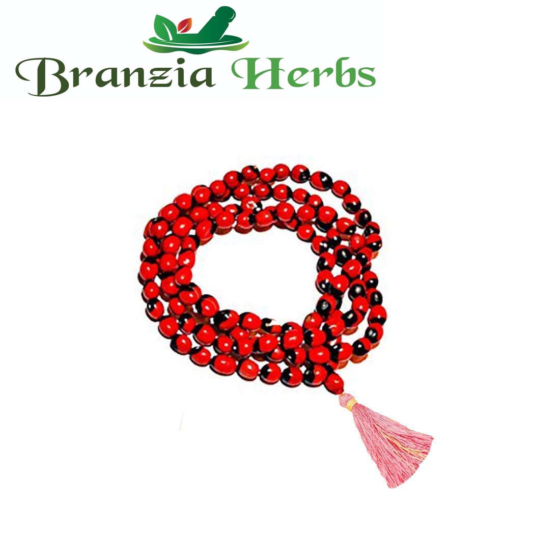 RED CHIRMI GUNJA MALA NATURAL