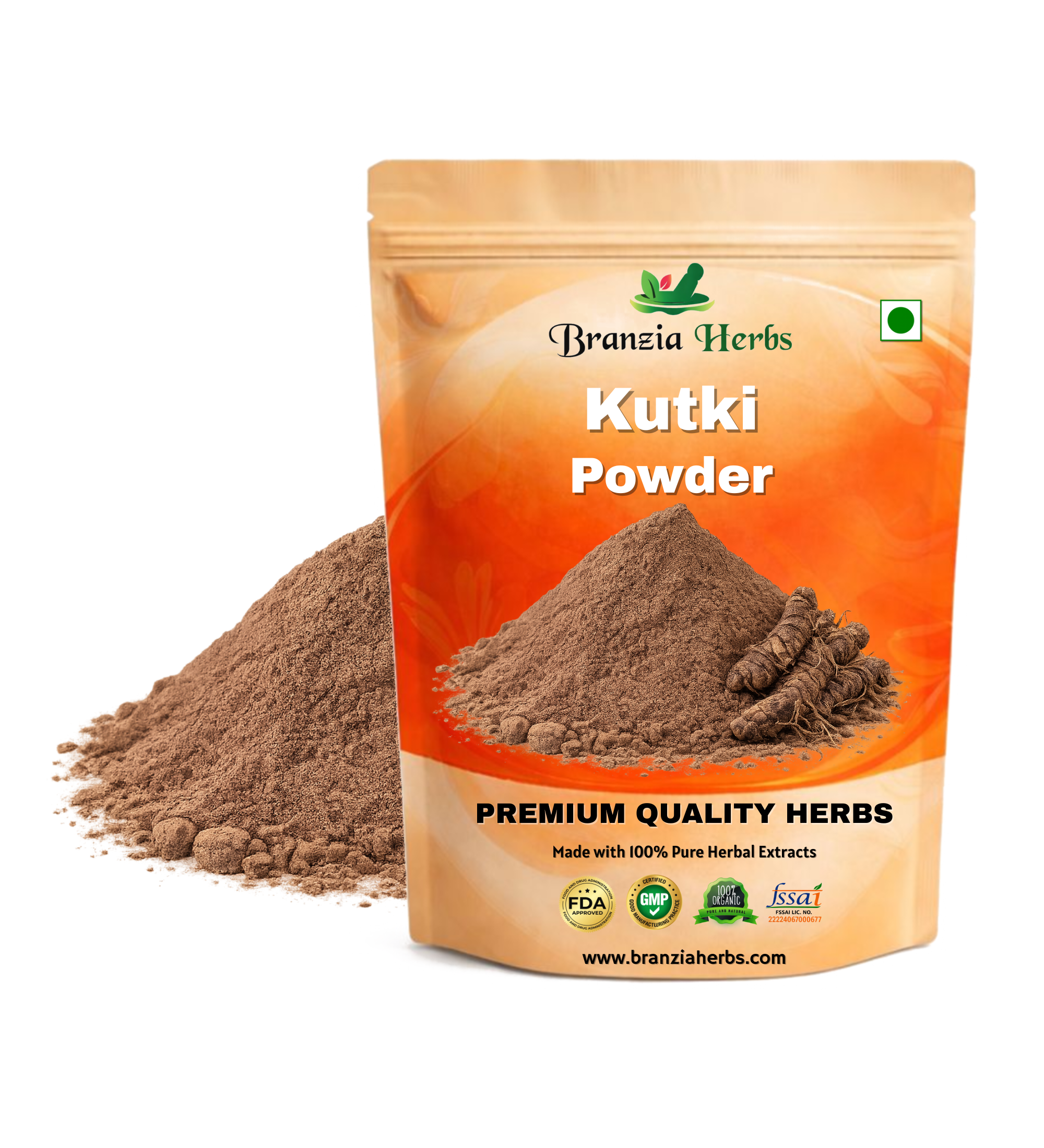 "Kutki Powder - Katuki Powder - Picrorhiza Kurroa - Hellabore | 1Kg, 5Kg Wholesale price " - Branzia Herbs