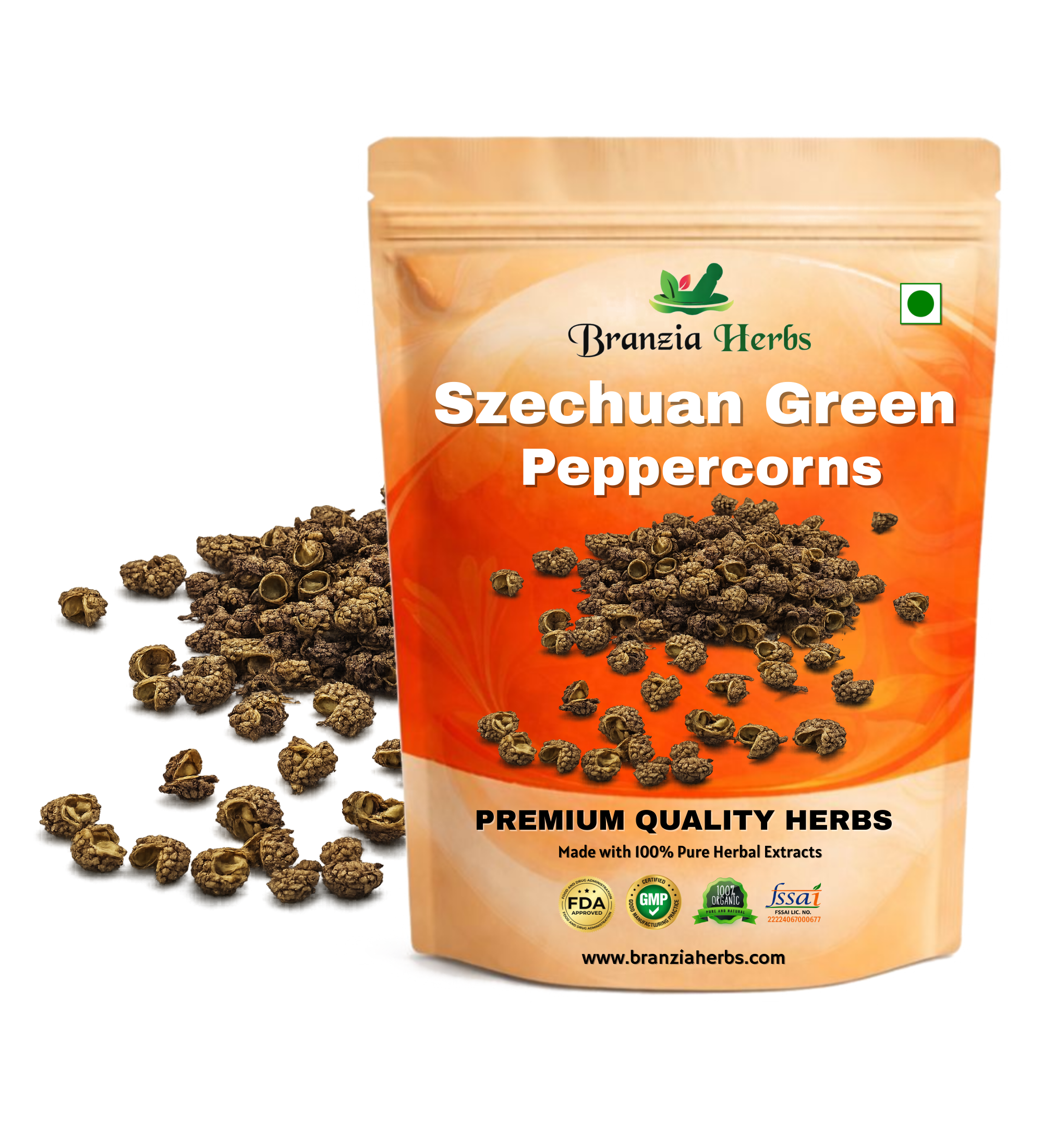 Szechuan Green Peppercorns Wholesale Branzia Herbs