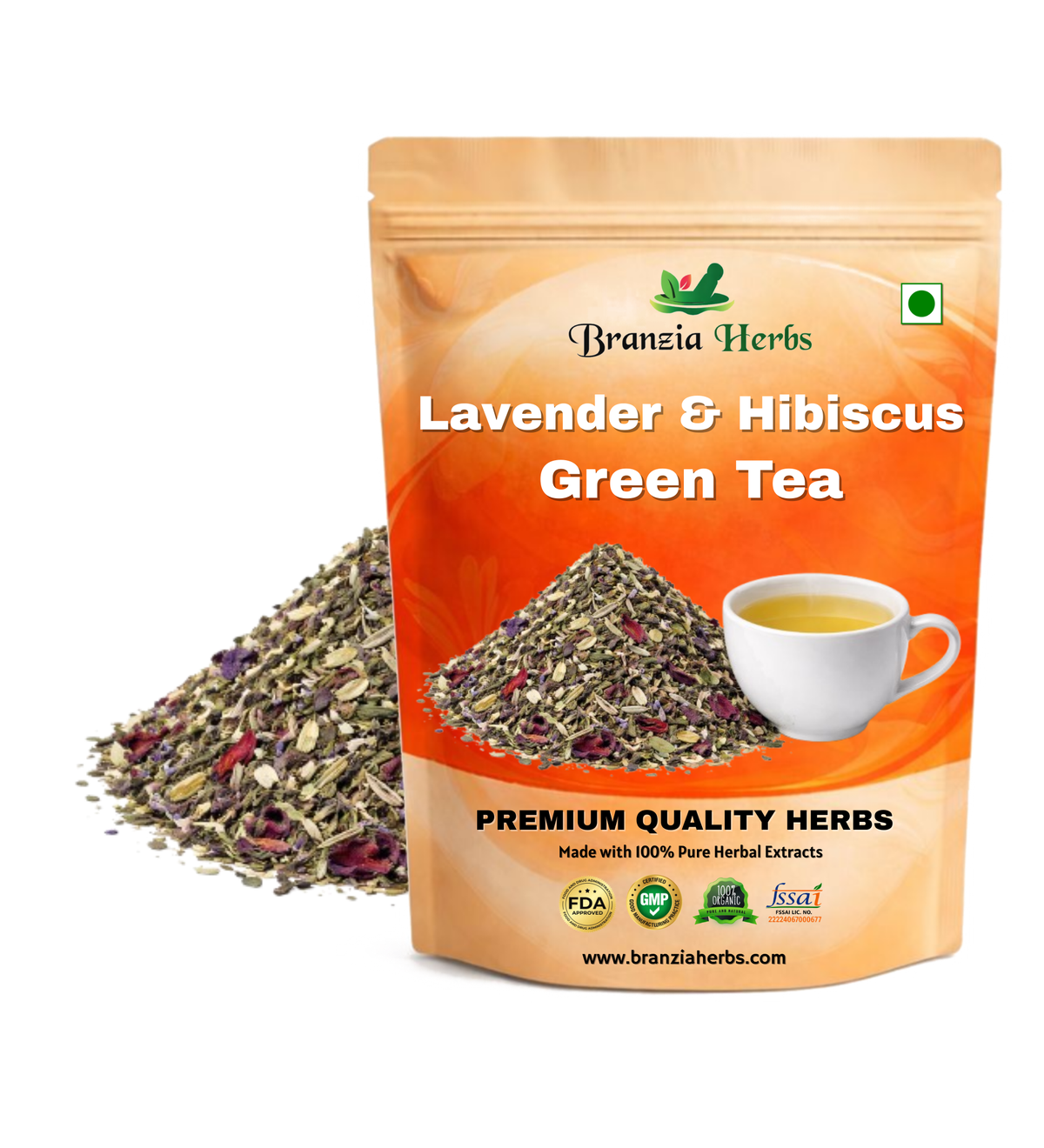 Lavender & Hibiscus Green Tea