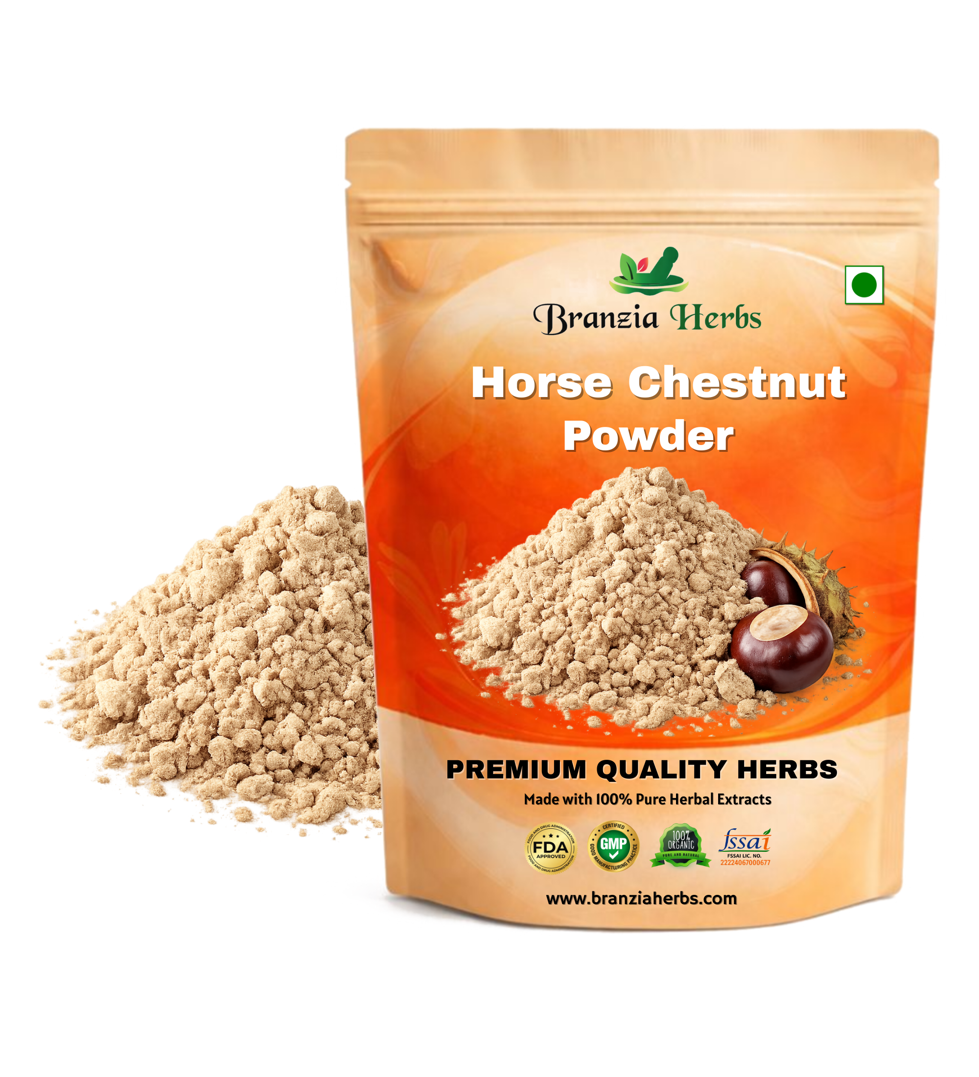 Horse Chestnut Powder - Branzia Herbs