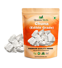 Chuna (Edible Grade) (Stone Format) - Limestone - Calcium Carbonate - Calcium (Oxide/Hydroxide) - Quick Lime - Branzia Herbs