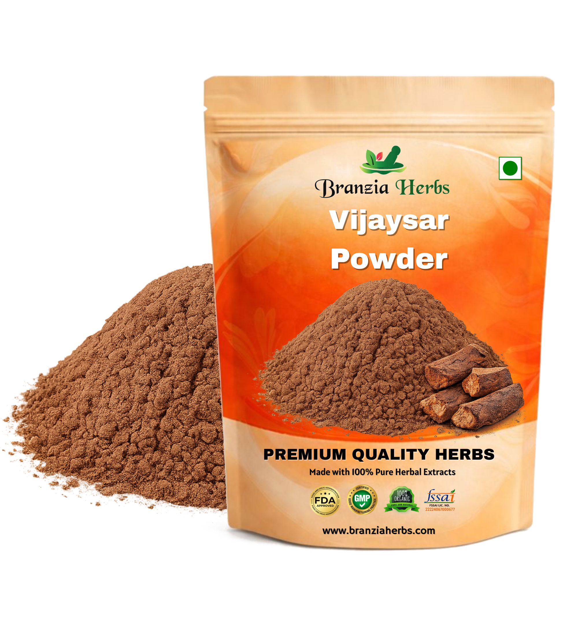 Vijaysar Powder – Malabar kino – Pterocarpus marsupium - Branzia Herbs