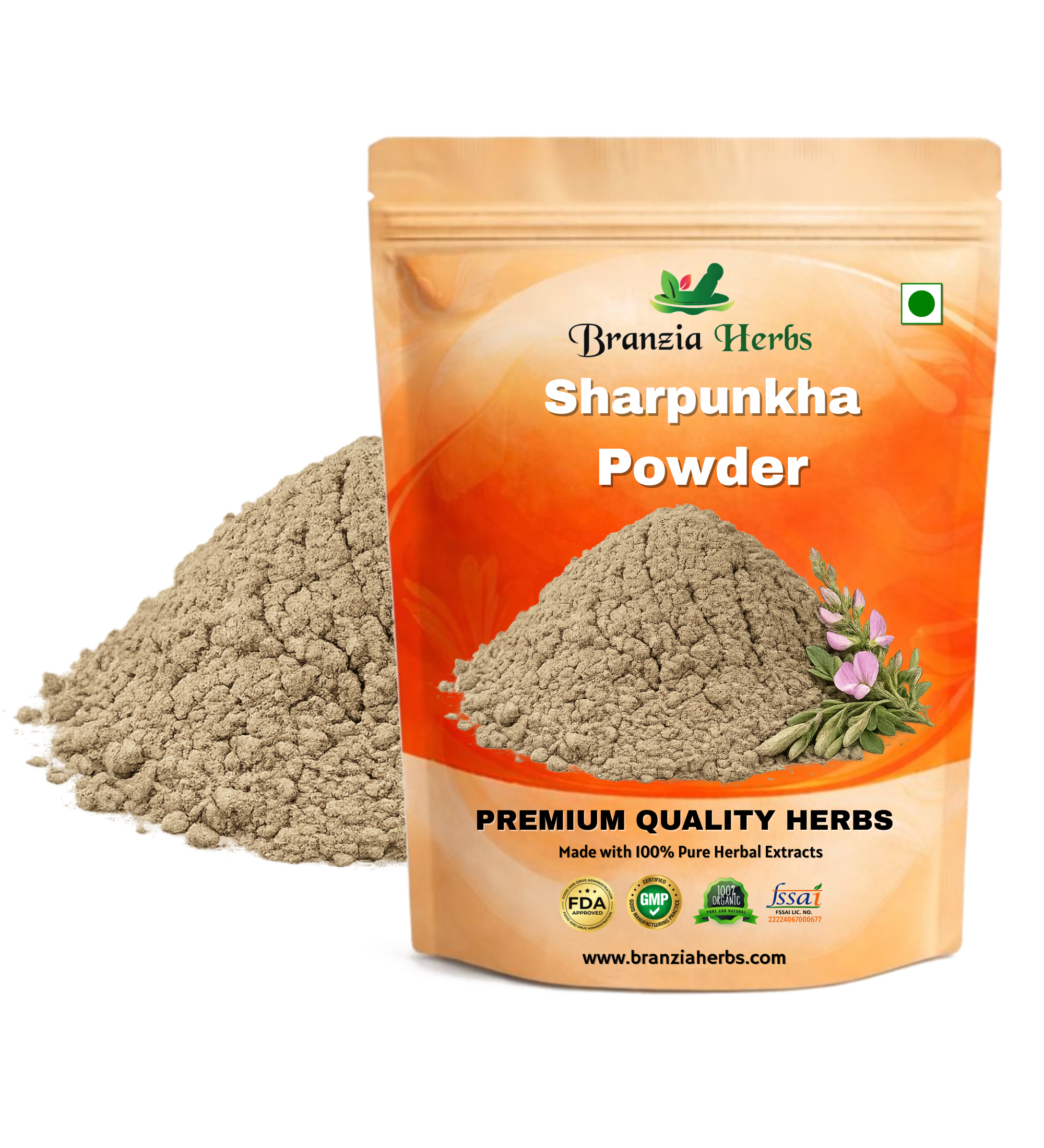Sharpunkha Powder – Sharpankha Powder – Tephrosia purpurea - Branzia Herbs