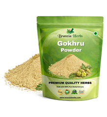 "Gokhru powder - Gokshura - Gokhru Chota - Tribulus Terrestris powder " - Branzia Herbs