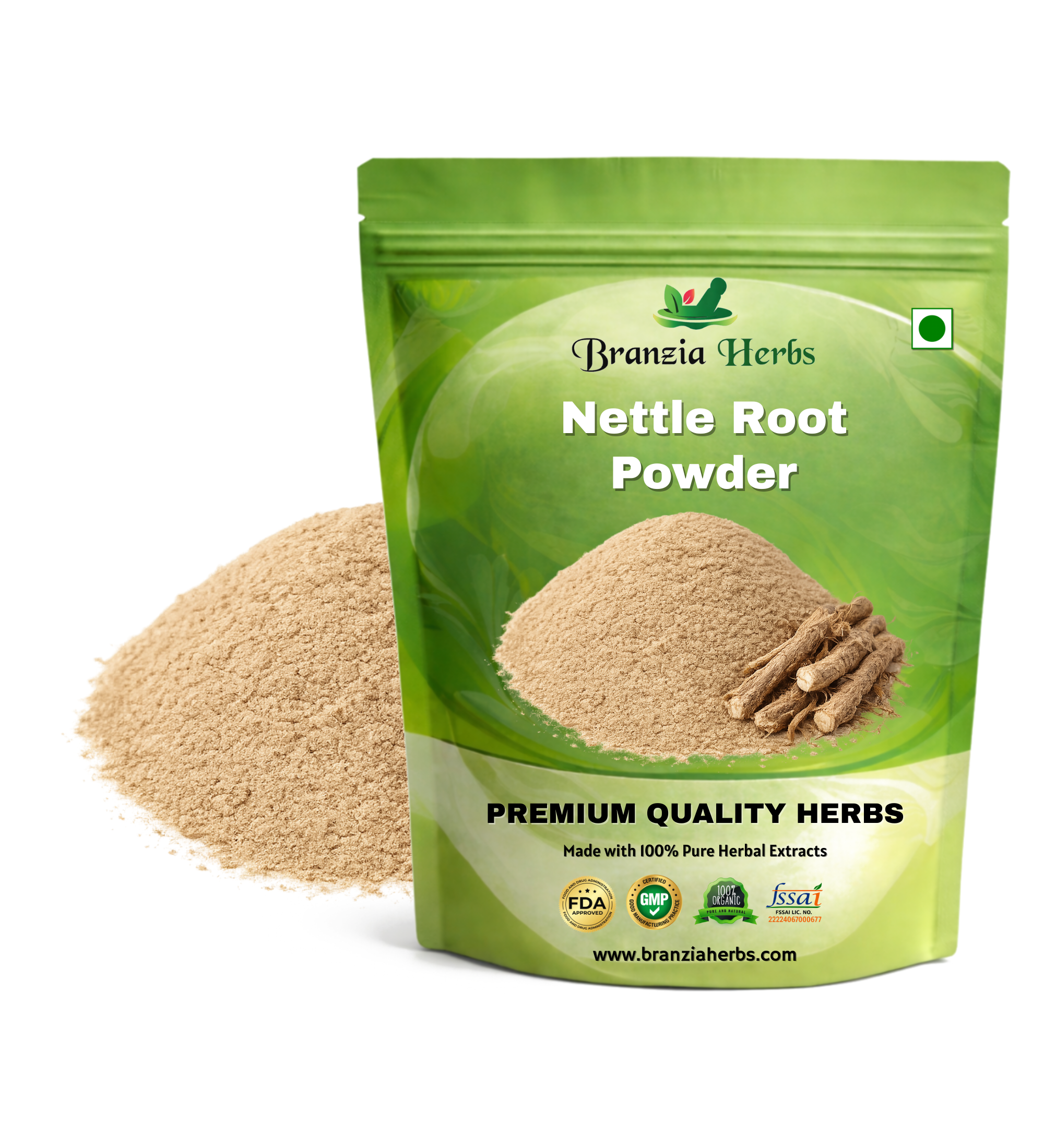 Nettle Root Powder - Branzia Herbs