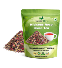 Hibiscus Rose Herbal Green Tea – For Weight Loss & Detoxification
