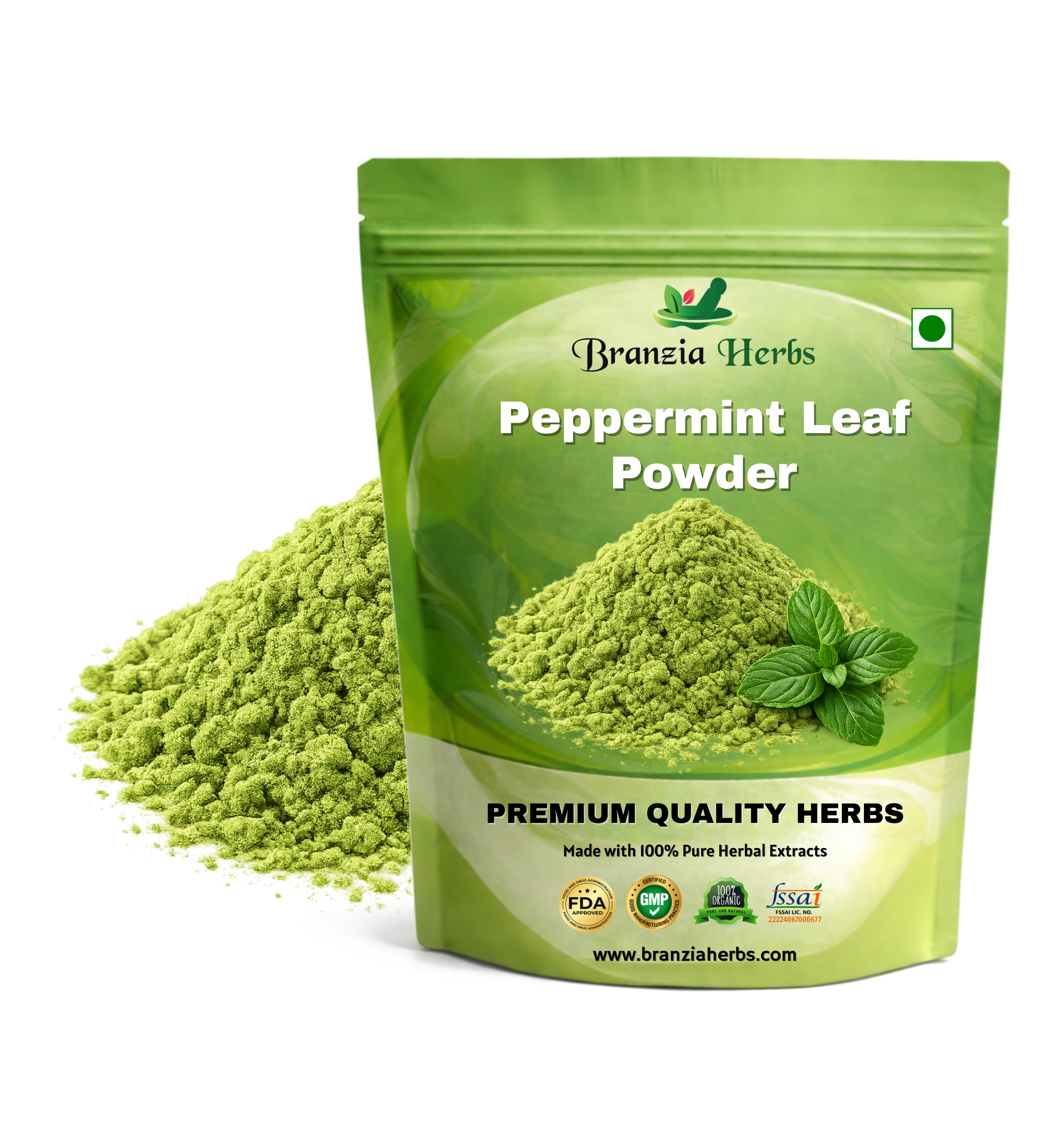 Peppermint Leaf Powder - Branzia Herbs