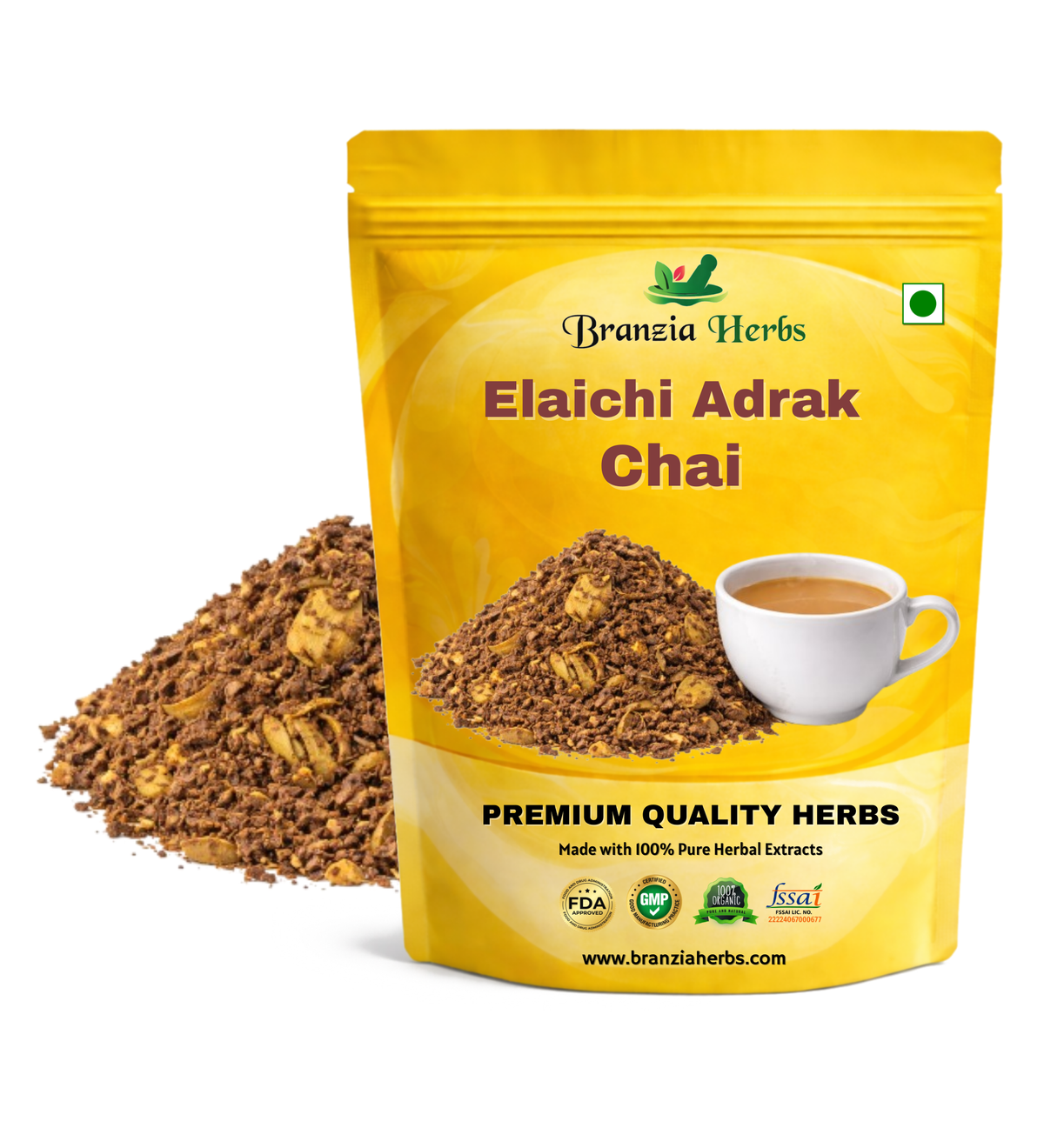Elaichi Adrak Chai With Premium CTC Tea