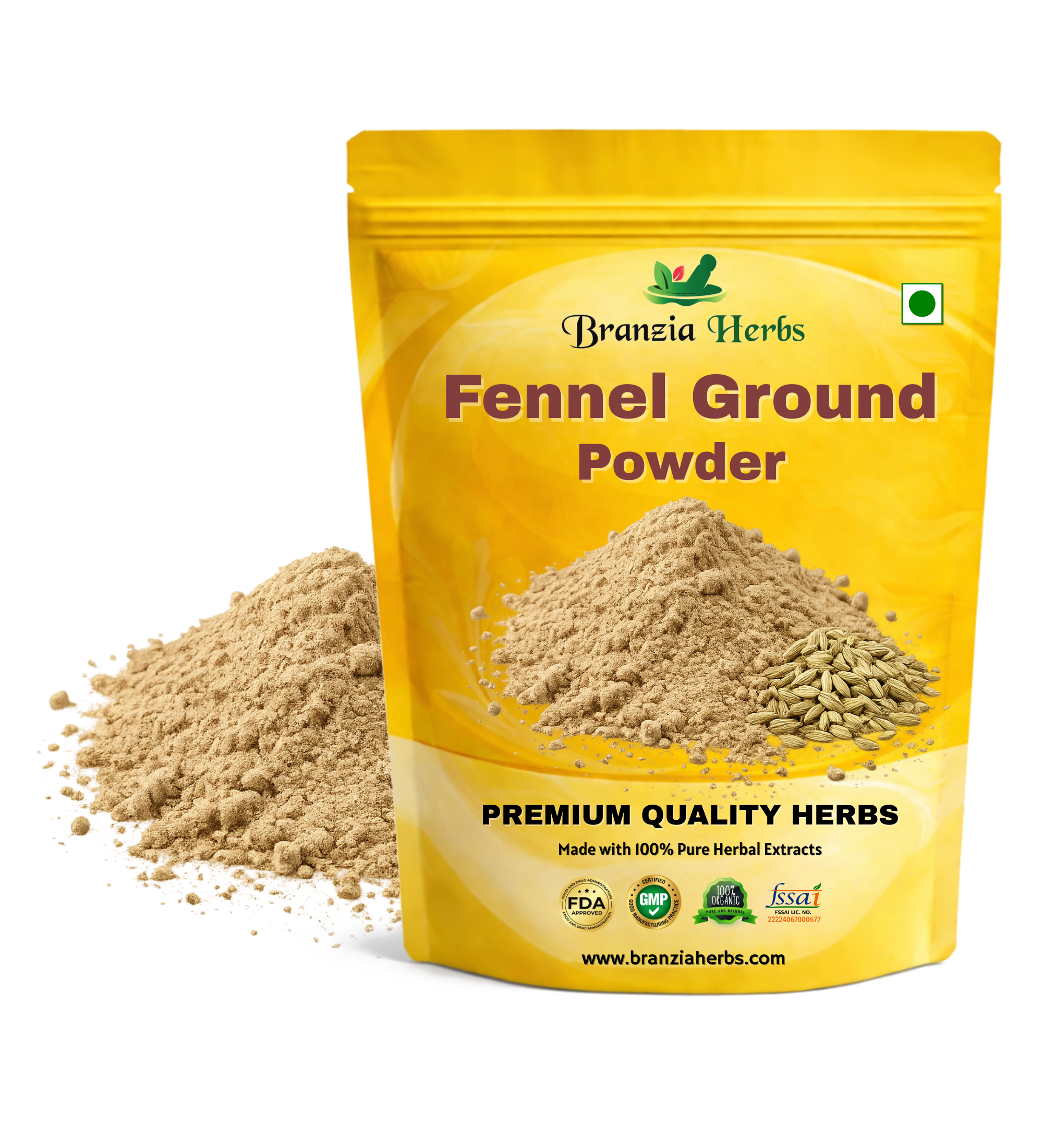 Fennel Ground Powder Wholesale - Branzia Herbs