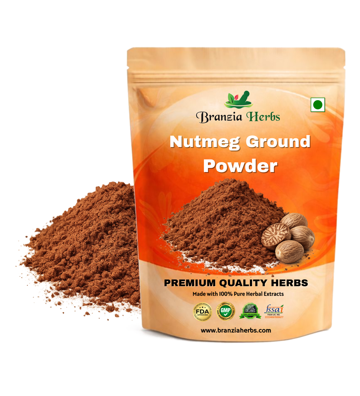 Nutmeg Ground Powder Wholesale Branzia Herbs