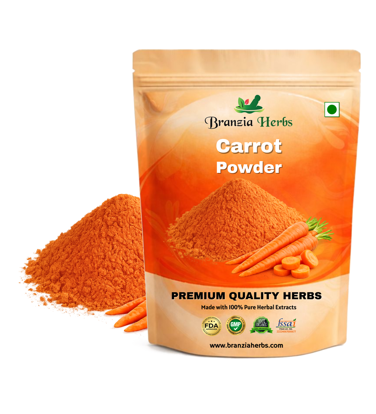Carrot Powder - Branzia Herbs