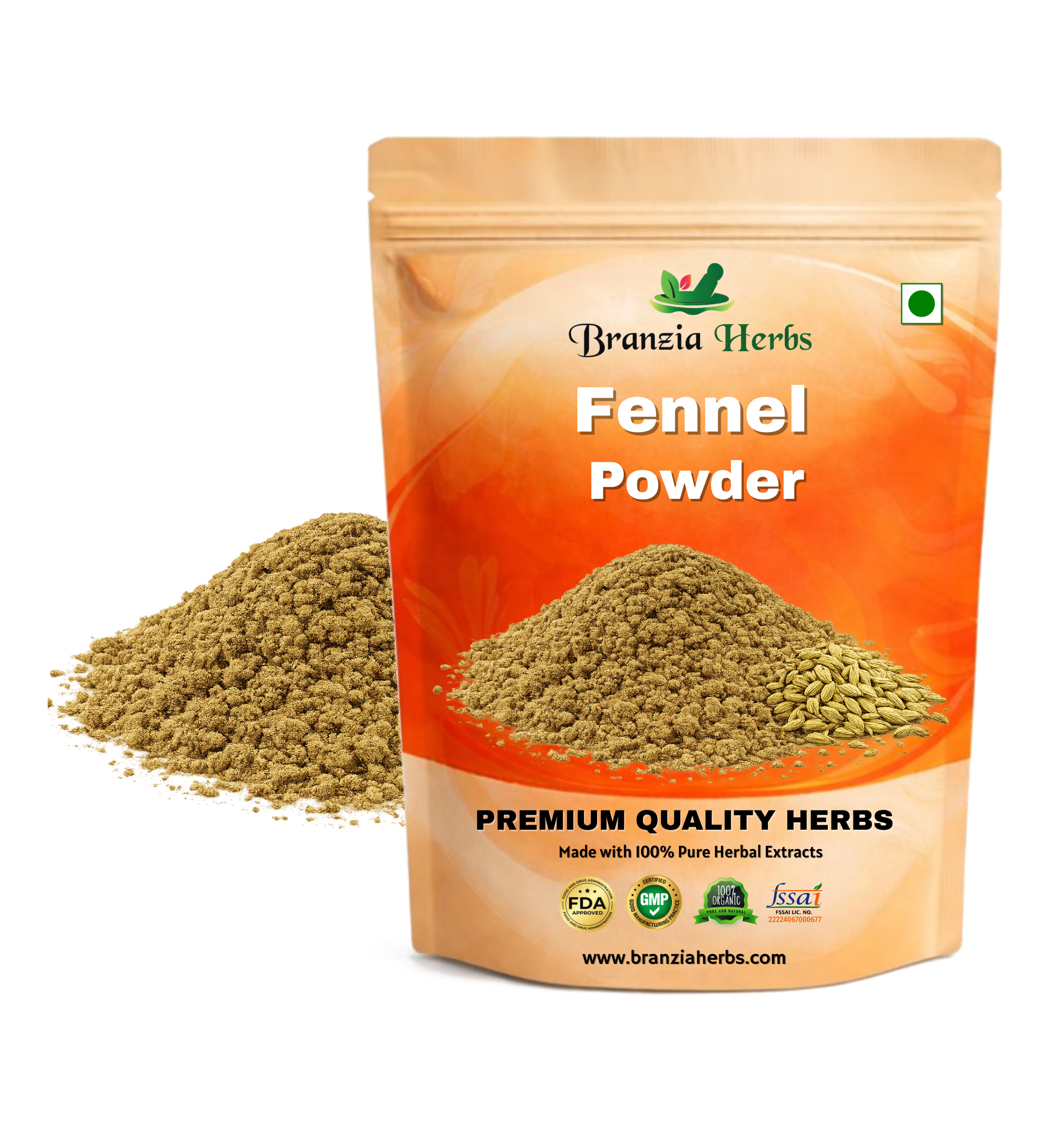 Fennel Powder – Variyali Powder - Branzia Herbs