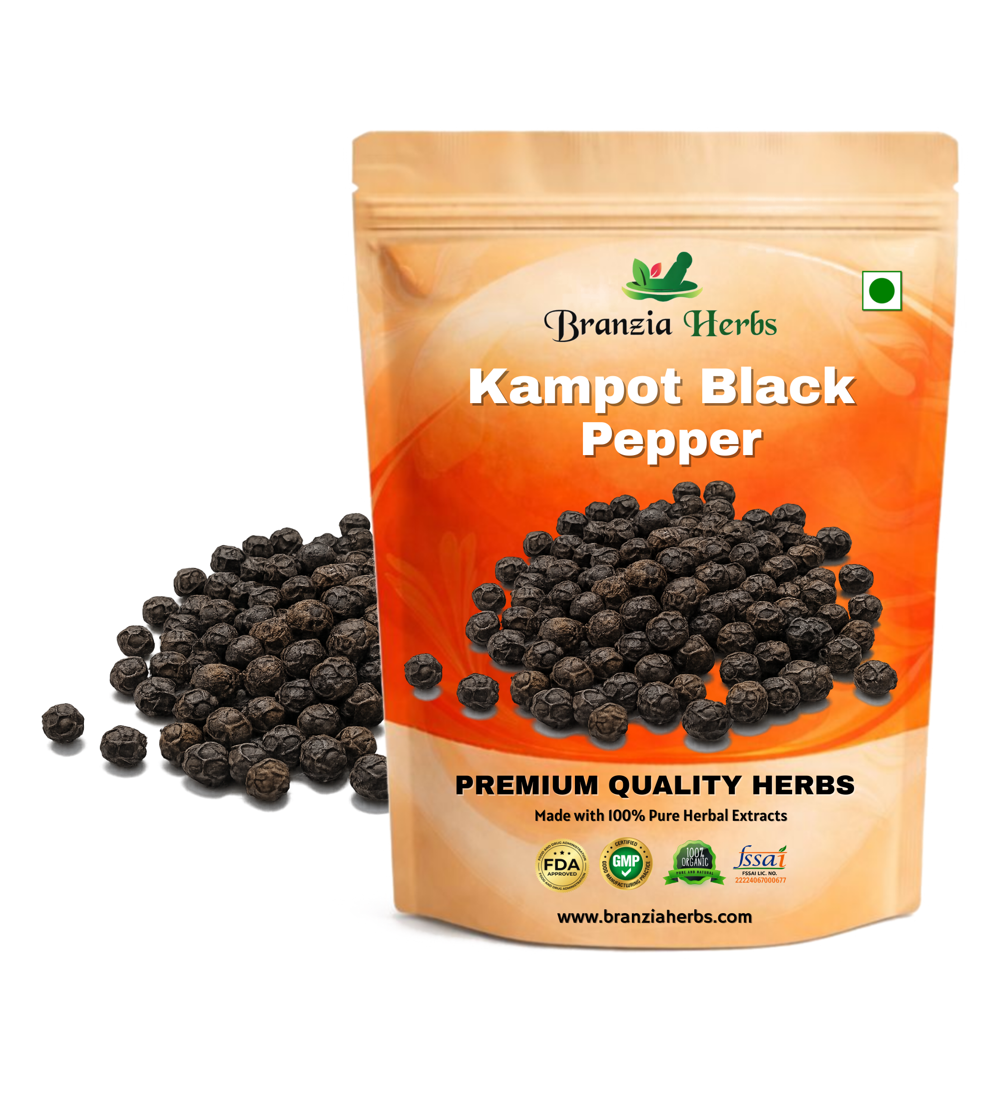 Kampot Black Pepper Wholesale Branzia Herbs